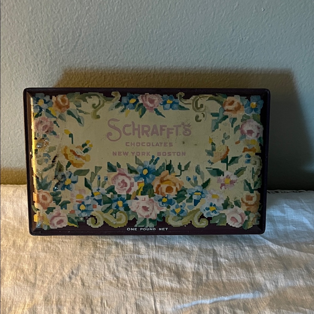 Floral Decorative Tin